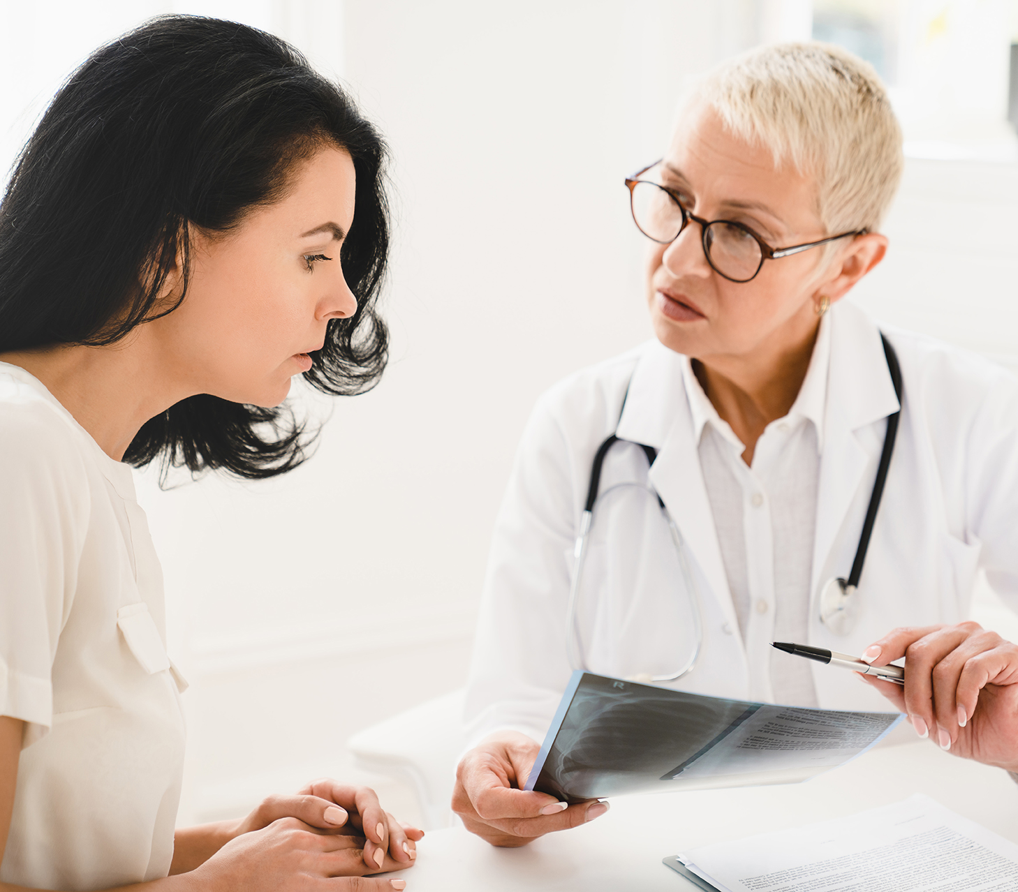 doctor consulting with patient